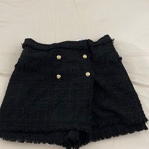 ZARA Tweed Skort